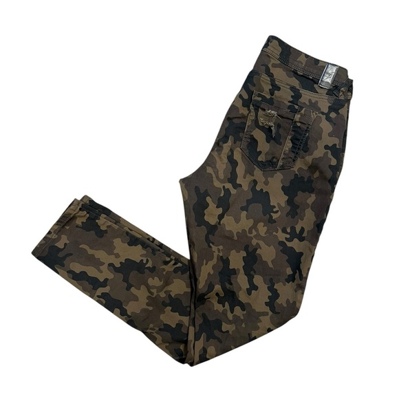poetic justice Denim - Poetic Justice Camouflage Patterned Skinny Jeans Womens Size 30R